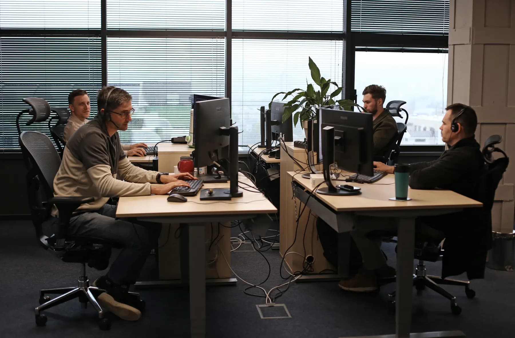 Addcode engineers at work in the Chișinău office
